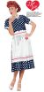 Women s Licensed I Love Lucy Polka Dot Dress Blue Medium 10 12 