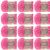 Spinrite Red Heart Scrubby Sparkle Yarn Watermelon Pack of 12 Skein