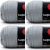 Spinrite Red Heart Super Saver Yarn Dusty Gray Pack of 4 Skein