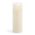 Flameless Candle Vanilla Scented Ivory Wax Classic Pillar 8 Inch Ivory