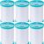 Spinrite Coats Eloflex Stretch Thread 225yd White 1 Pack of 6 Piece