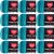 Spinrite Red Heart Super Saver Ombre Yarn Deep Teal Pack of 12 Skein