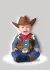 Fun World Wee Wrangler Little Cowboy Toddler Costume Medium 12 18 Month