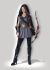 Adult Womens Huntres Costume Grey and black X Large