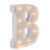 Darice Light Up White Marquee Letters Letter B 9.875 inches