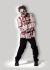 Adult Male Circus Clown Psycho Costume Medium