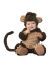 InCharacter Costumes Babys Lil Monkey Costume Brown Tan Extra Small 0 6 Months