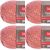 Spinrite Red Heart Hygge Yarn 8oz Rust Pack of 4 Skein