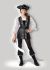 Dark Pirate Costume One Color Large
