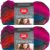 Spinrite Red Heart Unforgettable Yarn Gotham Pack of 2 Skein