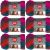 Spinrite Red Heart Unforgettable Yarn Gotham Pack of 6 Skein