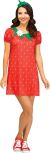 Women s Strawberry Flirty Fruit red S/M Size 2 8