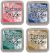 Ranger Tim Holtz Ranger Distress Oxide Ink Bundle Four 3 X 3 Pads M Merry Festive Berries Chipped Sapphire Pine Needles And Brushed Corduroy 1 Pack of 4 Piece