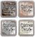 Ranger Tim Holtz Ranger Distress Oxide Ink Bundle K Four 3 X 3 Pads Ground Espresso Tea Dye Hickory Smoke Old Paper Three New Fall 2018 1 Pack of 4 Piece