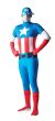 Costume Mens Marvel Universe Captain America Adult 2Nd Skin Costume Large