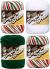 Spinrite Lily Sugar n Cream Limited Edition 100 Percent Cotton Yarn Coordinated Mistletoe x 2 Dark Pine White4 Pack of 4 Skein