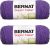 Spinrite Bernat Super Value Solid Yarn Light Damson Pack of 2 Skein