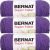 Spinrite Bernat Super Value Solid Yarn Light Damson Pack of 3 Skein