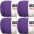 Spinrite Bernat Super Value Solid Yarn Light Damson Pack of 4 Skein