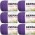 Spinrite Bernat Super Value Solid Yarn Light Damson Pack of 6 Skein