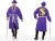 Halloween Wholesalers Funky Pimp Robe Dollar Print Costume Blue 