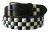 Halloween Wholesalers Black White Check Tiles Belt