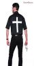 Halloween Wholesalers Halloween Wholesalers Holy Men s Shirt Black and White