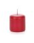 Pillar Candle Dark Red Apple Cinnamon Scented 2.8 X 2.8 Inches