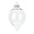 Ornaments Plastic Water Drop Clear 100Mm