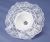 Bouquet Holder White Lace 8 Inches With A 9 Inch Diameter