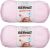 Spinrite Bernat Softee Baby Yarn Solids Pink Pack of 2 Skein