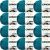 Spinrite Caron Simply Soft Party Yarn Teal Sparkle Pack of 12 Skein