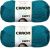 Spinrite Caron Simply Soft Party Yarn Teal Sparkle Pack of 2 Skein