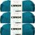Caron Simply Soft Party Yarn Teal Sparkle Pack of 3 Skein
