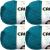 Spinrite Caron Simply Soft Party Yarn Teal Sparkle Pack of 4 Skein