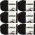 Spinrite Caron Simply Soft Party Yarn Black Sparkle Pack of 6 Skein