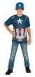 Costume Captain America Civil War Child Top and Mask Medium