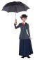 English Nanny Child Costume Gray/Navy Small