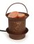 Candle Lamp Candle Warmer Electric Rusty Tin With Star Pattern