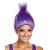 Women S Colored Licensed Adult Troll Wig Purple One Size