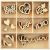 Flourishes Die Cut Wood Pieces Pack Love