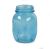 Glass Mason Jar Blue 16 Ounces 3.15 X 3.15 X 5.51 Inches