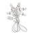 Accessory Cord With 5 Lights White 9 Feet