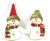 Ornament Snow Man With Hat Scarf 5 Inches