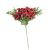 Christmas Decoration Mini Poinsettia Pick Glitter Red Size 5x8 1 pc