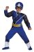 Power Rangers Ninja Steel Toddler Muscle Costume Blue Medium 3T 4T 