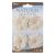 Floral Linen Flowers Light Natural 2 Inches