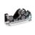 Roomlookz Acrylic Tape Dispenser Black and White Burst