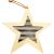 Unfinished Wood Shape with Corrugated Metal Star