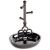 Get Organized?ey Ring Dish Zinc Alloy Gun Metal Color 2.63 x 3.6 Inches